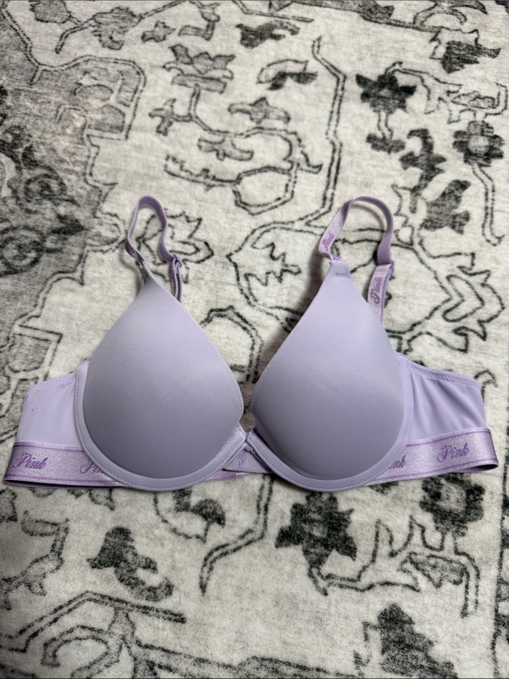 PINK Victoria's Secret Lilac Lightly Padded T-Shirt Bra